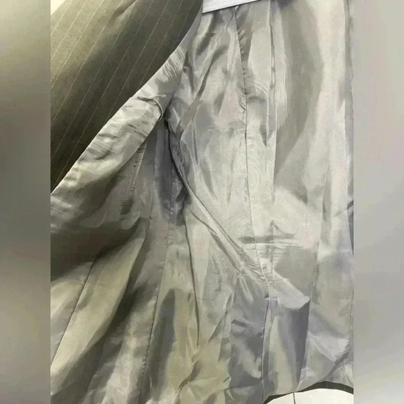 Anne Klein two piece skirt suit  size 8p brown/work/ career - Picture 7 of 16